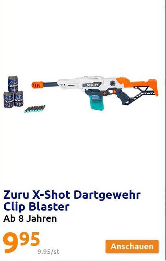 Zuru Xshot Dartgewehr Clip Blaster Angebot bei Action