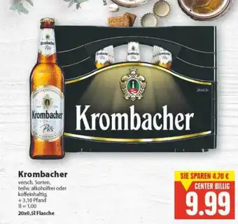 Edeka Krombacher 20x0,5L Angebot