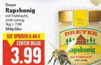 Edeka Dreyer Rapshonig 500g Angebot