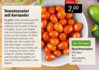 KONSUM Naschtomaten Thüringen 250g Becher Angebot