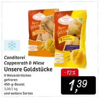 KONSUM Conditorei Coppenrath & Wiese Unsere Goldstücke 450g Beutel Angebot