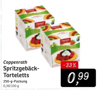 KONSUM Coppenrath Spritzgebäck Torteletts 250g Angebot