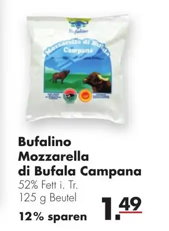 Handelshof Bufalino Mozzarella di Bufala Campana 125g Beutel Angebot