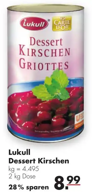 Handelshof Lukull Dessert Kirschen 2kg Angebot