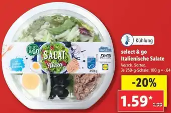 Lidl Select & go Italienische Salate 250 g Angebot