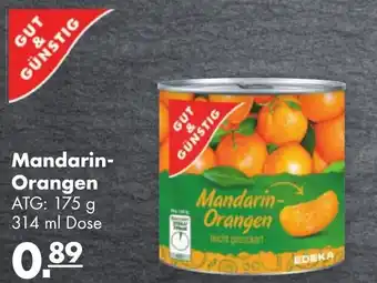 Handelshof Gut & Günstig Mandarin Orangen 175g Angebot