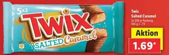 Lidl Twix Salted Caramel 100 g Angebot