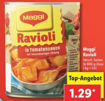 Lidl Maggi Ravioli 800 g Angebot