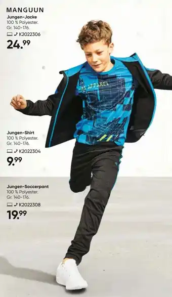 Galeria Manguun Jungen Jungen Jacke, Jungen Shirt oder Jungen Soccerpant Angebot