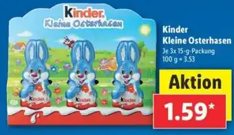 Lidl Kinder Kleine Osterhasen 3 x 15 g Angebot