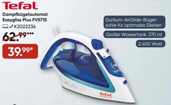 Galeria Tefal Dampfbügelautomat Easygliss Plus FV5715 Angebot