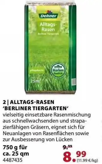 Dehner Alltags-rasen „berliner Tiergarten“ Angebot