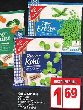 Edeka Gut & Günstig Gemüse Angebot