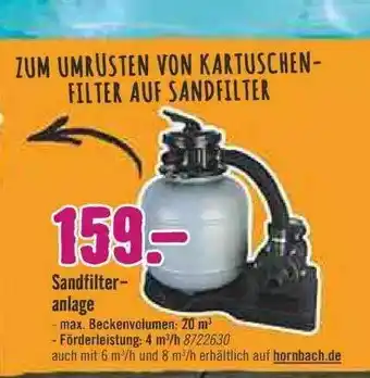 Hornbach Sandfilteranlage Angebot