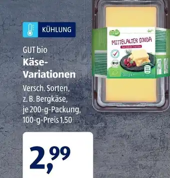 Aldi Süd Gut Bio Käse Variationen 200 g Angebot