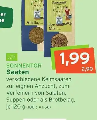 Naturgut Sonnentor Saaten Angebot