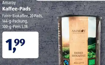 Aldi Süd Amaroy Kaffeepads 144 g Angebot