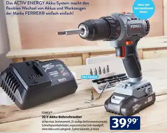 Aldi Süd 20 V Akku Bohrschrauber Angebot