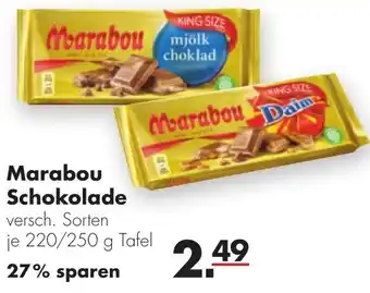 Handelshof Marabou Schokolade 250/220 g Angebot