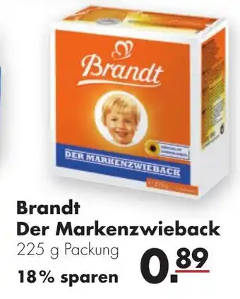 Handelshof Brandt Der Markenzwieback 225g Angebot