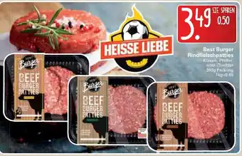 WEZ Best Burger Rindfleischpatties 360g Angebot