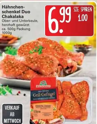 WEZ Hähnchenschenkel Duo Chakalaka 1000g Angebot