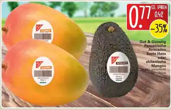 WEZ Gut & Günstig Peruanische Avocados Sorte Hass oder chilenische Mangos Angebot