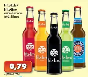 Lösch Depot Fritz-kola Oder Fritz-limo Angebot