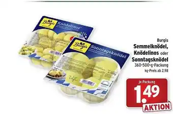 Wasgau Semmelknödel, Knödelinos oder Sonntagsknödel Angebot