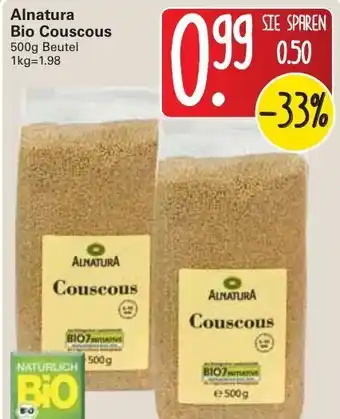 WEZ Alnatura Bio Couscous 500g Beutel Angebot