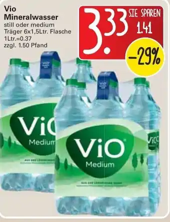 WEZ Vio Mineralwasser 6x1,5L Angebot