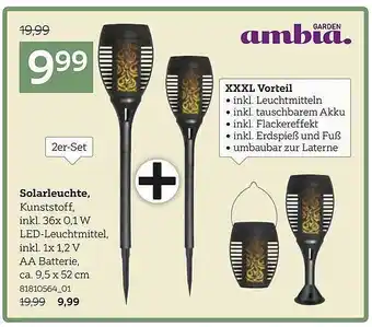 XXXLutz Ambia Solarleuchte Angebot