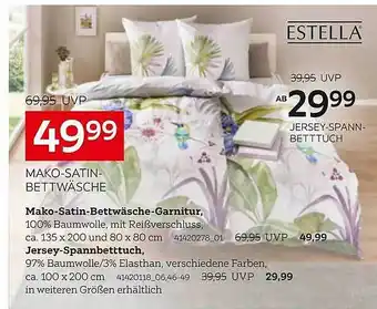 XXXLutz Estella Mako Satin Bettwäsche Angebot