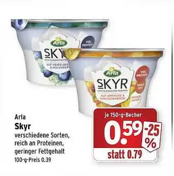 Wasgau Arla Skyr Angebot