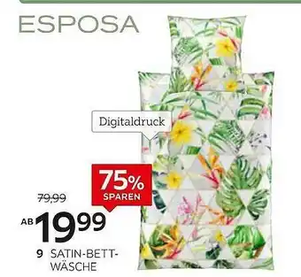 XXXLutz Esposa Satin Bettwäsche Angebot