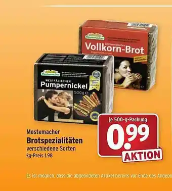 Wasgau Brotspezialitäten Angebot