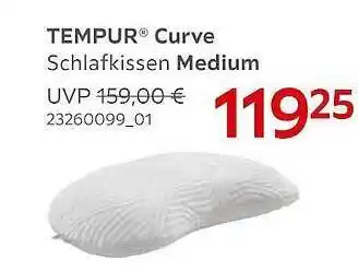 XXXLutz Tempur Cruve Schlafkissen Medium Angebot