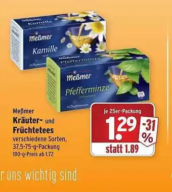 Wasgau Kräuter-und Früchtetees Angebot