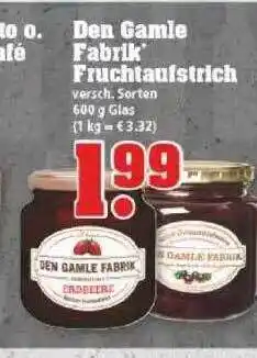 trinkgut Den Gamle Fabrik Fruchtaufstrich 600g Angebot