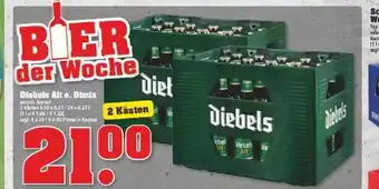 trinkgut Diebels Alt Oder Dimix 20x0,5L/24x0,33L Angebot