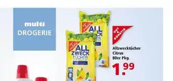 Multi Markt Gut & Günstig Allzwecktucher Citrus Angebot