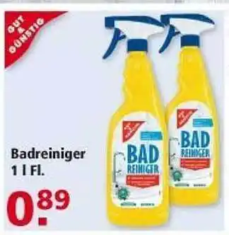 Multi Markt Gut & Günstig Badreiniger 1 L Fl. Angebot