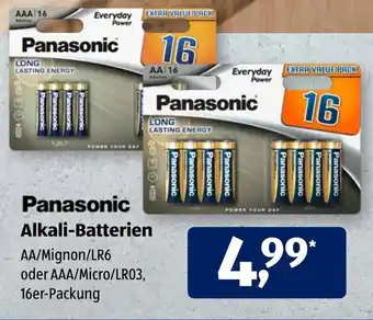 Aldi Süd Panasonic Alkali Batterien Angebot