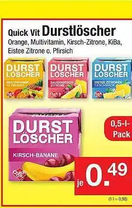 Zimmermann Quick Vit Durstlöscher 0,5L Angebot