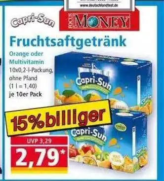 Norma Capri-Sun Fruchtsaftgetränk 10x0,2L Angebot