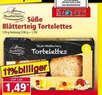 Norma Süße Blätterteig Tortelettes Angebot