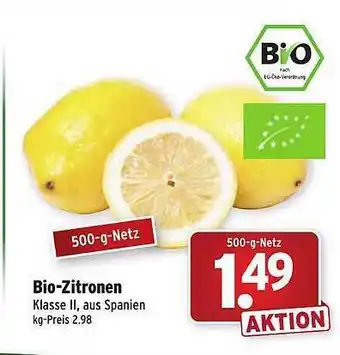 Wasgau Bio-Zitronen Angebot