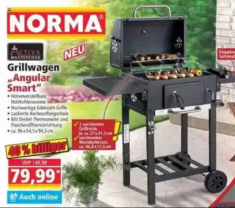 Norma Activa Mastercook Grillwagen „Angular Smart” Angebot