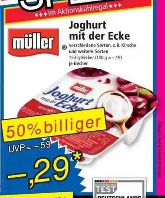 Norma Müller Joghurt Mit Der Ecke 150g Becher Angebot