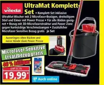 Norma Vileda Ultramat Komplett Set Angebot